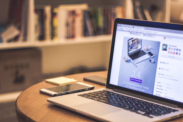Visually appealing website design that lacks clear structure and conversion focus
