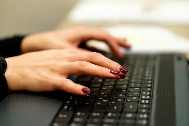 Business owner integrating website updates into daily operations