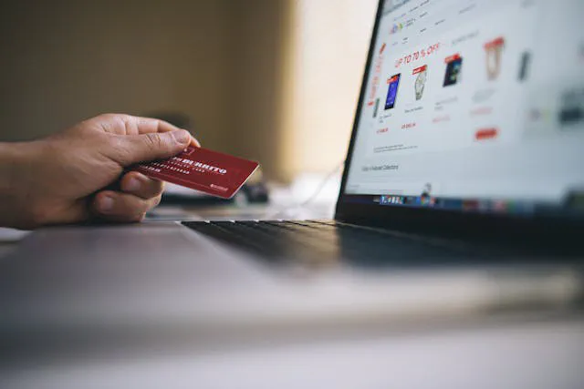 Small business website displayed on laptop converting visitors into enquiries